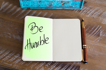 58914585 - handwritten text be humble